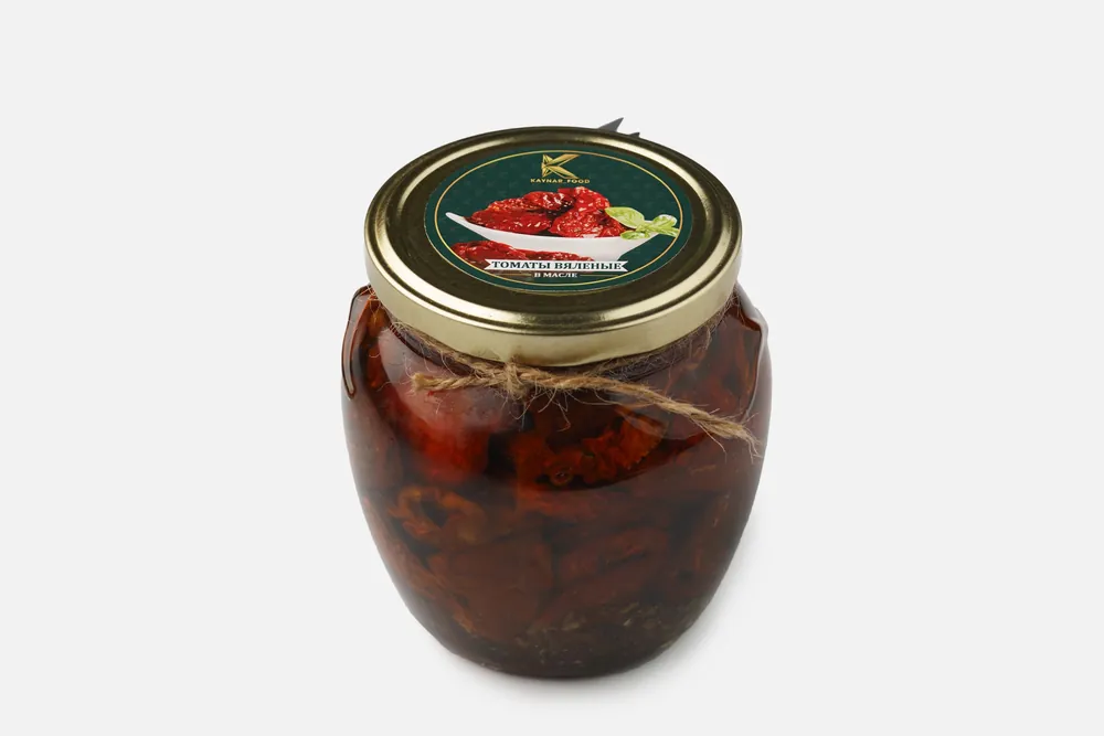 Вяленые томаты Kaynar Food в стеклянной банке